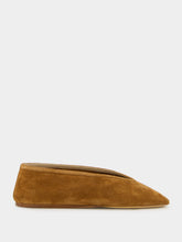 Le Monde Beryl Luna Slipper in Taupe Suede