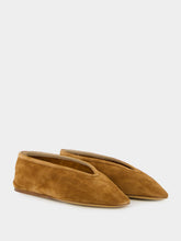 Le Monde Beryl Luna Slipper in Taupe Suede