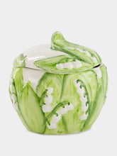 Les Ottomans Lilly Of The Valley Sugar Bowl