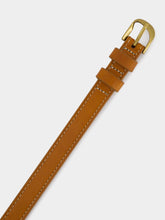 Frame Tan Leather Classic Belt