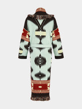Alanui Wave-Sandal Jacquard Wool Icon Coat
