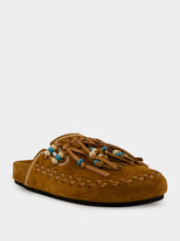 Alanui Tan Suede Journey Mules