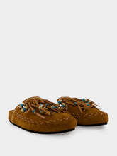 Alanui Tan Suede Journey Mules