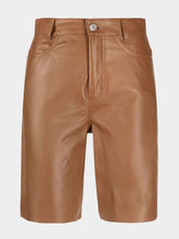 Frame Leather Shorts