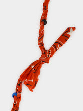 Alanui Red Bandana Shell Necklace