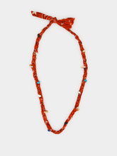 Alanui Red Bandana Shell Necklace