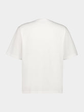 Casablanca White Dragonfly Floral Oversized T-Shirt