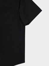 Casablanca Black Cotton Monogram Short-Sleeve Shirt