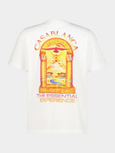 Casablanca White Hermons Mirage Arch Cotton T-Shirt