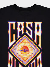Casablanca Black Hermons Mirage Cotton T-Shirt