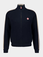 Casablanca Navy Café Culture Wool Track Jacket