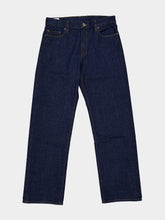 Casablanca Indigo Blue Raw Denim Straight-Leg Jeans