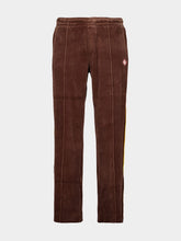 Casablanca Dark Brown Velour Track Pants
