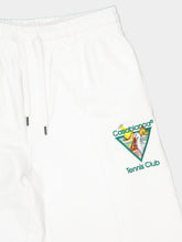 Casablanca White Tennis Club Triangle Cotton Joggers
