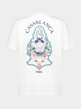 Casablanca White Hotel Emblem T-Shirt