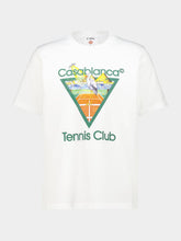 Casablanca White Tennis Club Graphic T-Shirt