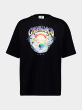 Casablanca Black Airspray Oversized T-Shirt