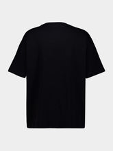 Casablanca Black Airspray Oversized T-Shirt
