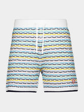 Casablanca Multicolour Crochet Tuck Stitch Shorts