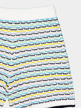 Casablanca Multicolour Crochet Tuck Stitch Shorts