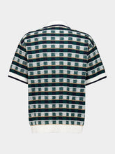 Casablanca Green Crochet Mosaic Shirt