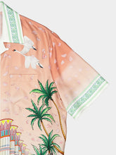 Casablanca Ethereal Silk Cuban Collar Shirt