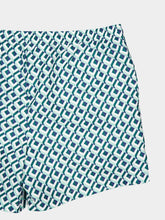 Casablanca Green Cubist Monogram Swim Shorts