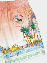 Casablanca Ethereal Silk Bermuda Shorts