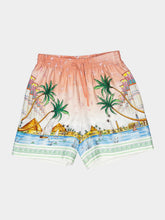 Casablanca Ethereal Silk Bermuda Shorts