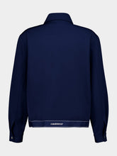 Casablanca Navy Sports Jacket in Virgin Wool