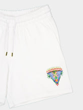 Casablanca White Innocence Triangle Sweatshorts