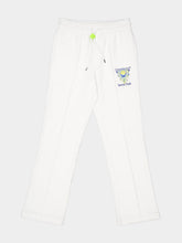 Casablanca White Tennis Club Icon Pintuck Joggers