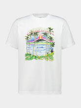 Casablanca White Volcano Classic T-Shirt