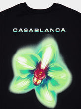 Casablanca Black Glitch Orchid Oversized T-Shirt