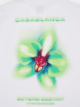 Casablanca White Glitch Orchid Long-Sleeve T-Shirt