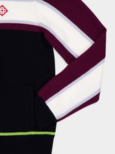 Casablanca Black Merino Stripe Track Jacket