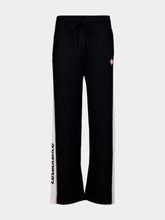 Casablanca Black Stripe Merino Knit Trousers