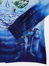 Casablanca Lost Atlantis Silk Cuban Shirt