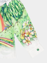 Casablanca Aloha Long Sleeve Silk Shirt