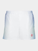 Casablanca Blue and Green Dots Printed Swim Shorts