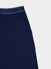Casablanca Navy Blue Sports Trousers in Virgin Wool