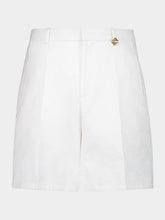 Casablanca White Monogram Cotton Shorts