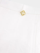 Casablanca White Monogram Cotton Shorts