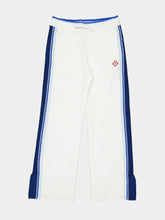 Casablanca White Blue Mesh Track Pants