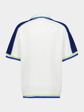 Casablanca White Crochet Short-Sleeve Shirt