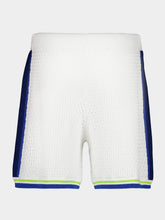 Casablanca White Crochet Cotton Shorts