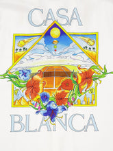 Casablanca Flower Court Silk Tennis Cuban Shirt