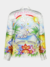 Casablanca Better Days Silk Cuban Shirt