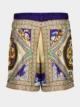 Casablanca Multicolour Silk Plafond Orné Shorts