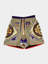 Casablanca Multicolour Silk Plafond Orné Shorts